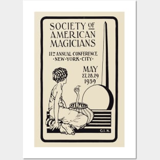 Society of American Magicians 1939 Posters and Art